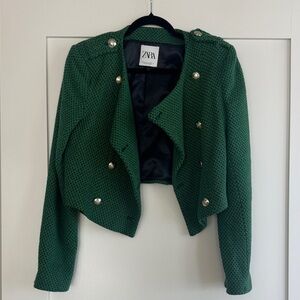 Zara Textured Blazer Jacket